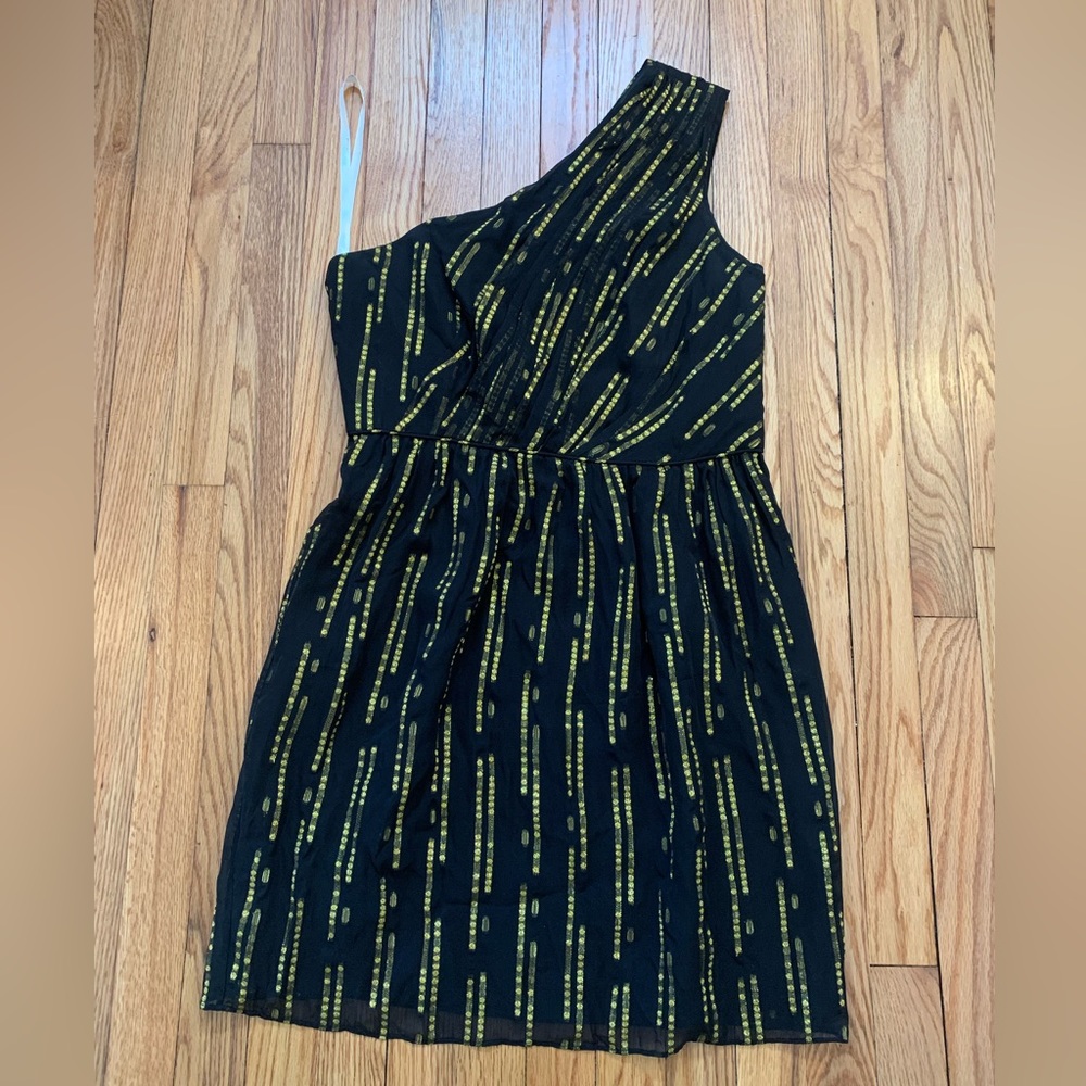 Brookline Lurex Chiffon Alexis Dress